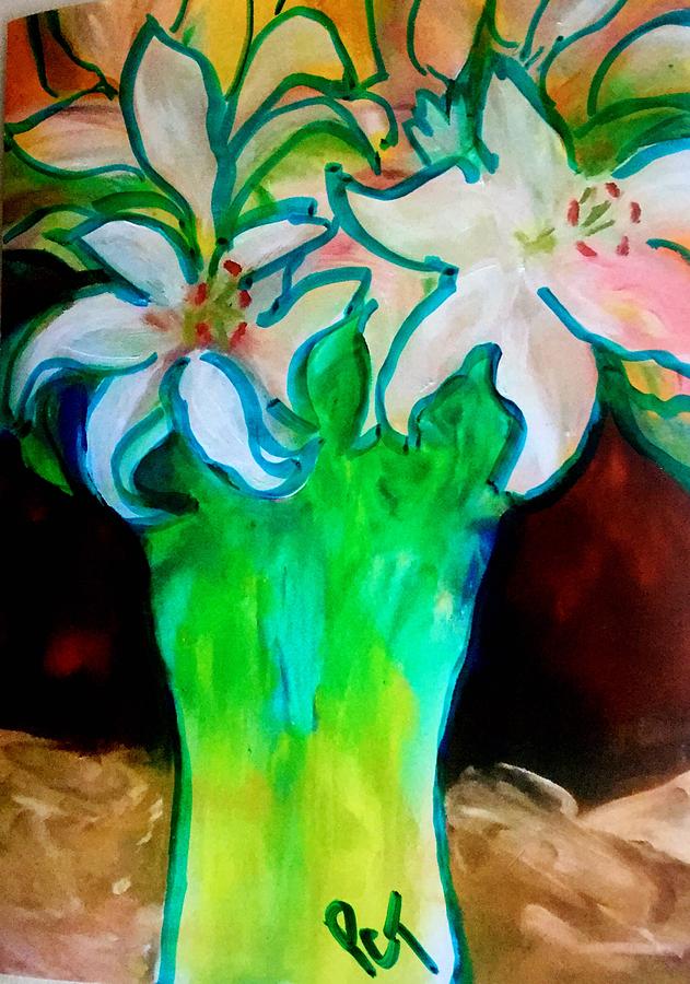 Lily Painting - Lily Variation by Patricia Clark Taylor