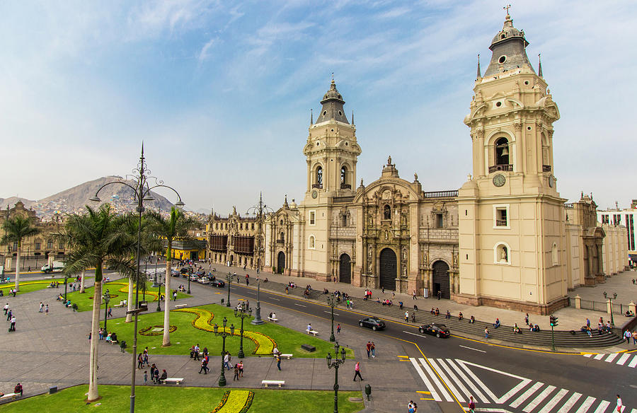 Lima Cathedral, Peru Photograph by Venetia Featherstone-Witty