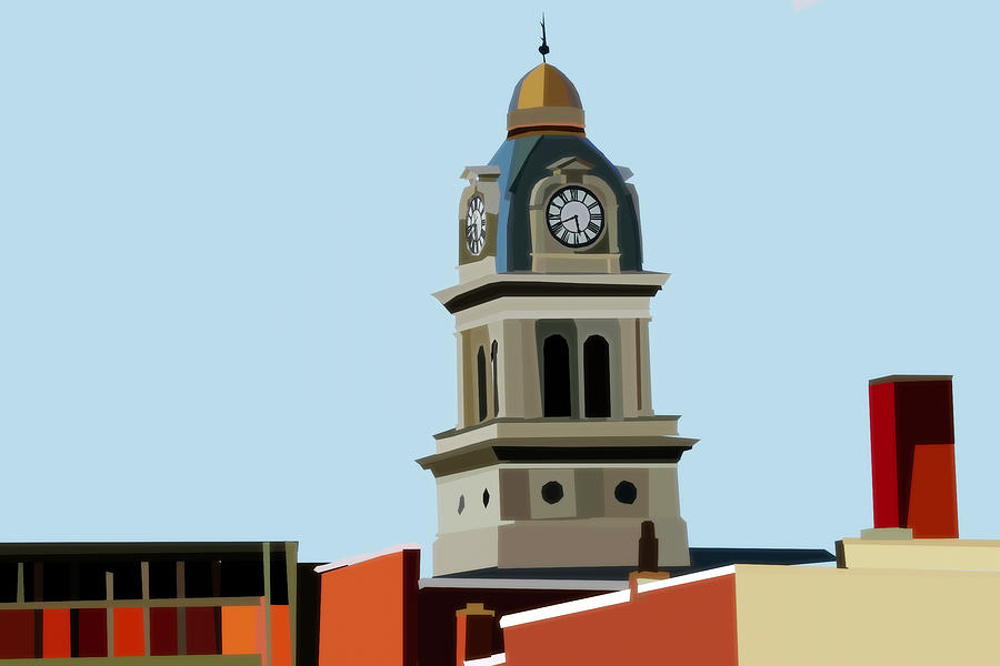 Lima Ohio Courthouse Digital Art by Dan Sproul