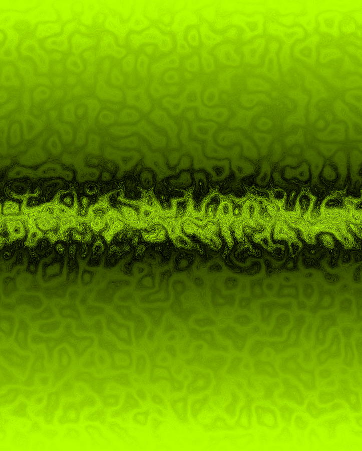 Lime Green Shadows Digital Art by Designs By L