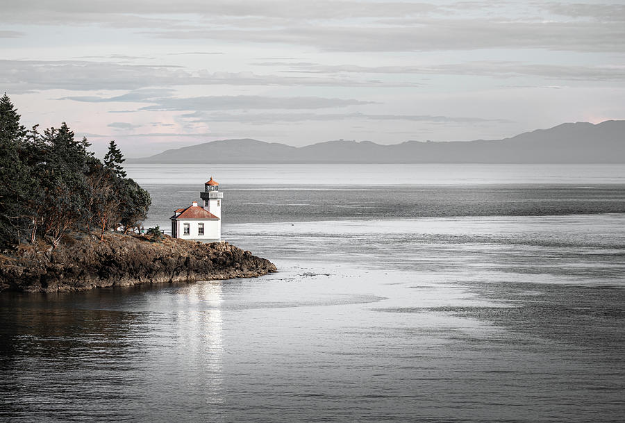 Lime Kiln Lighthouse Photograph by Jordan Hill