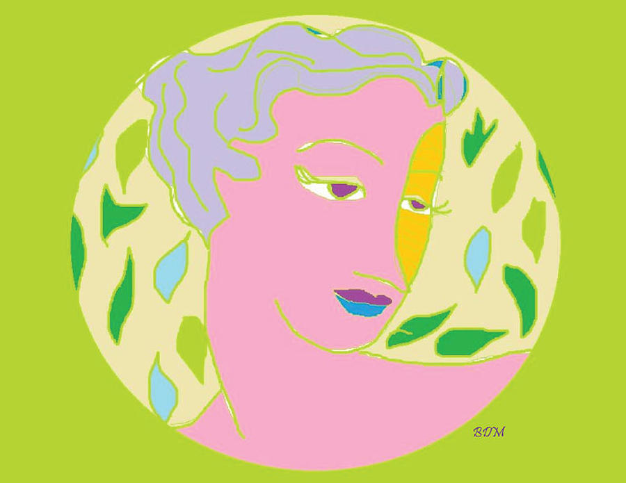 Lime Meditation Digital Art by Brenda Dulan Moore