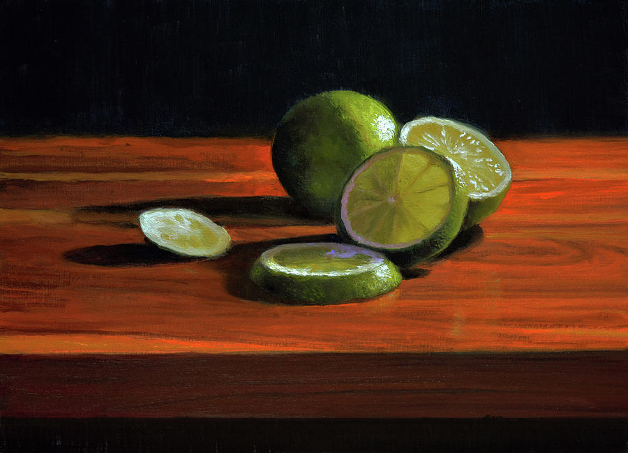 Limes Painting by Armand Cabrera