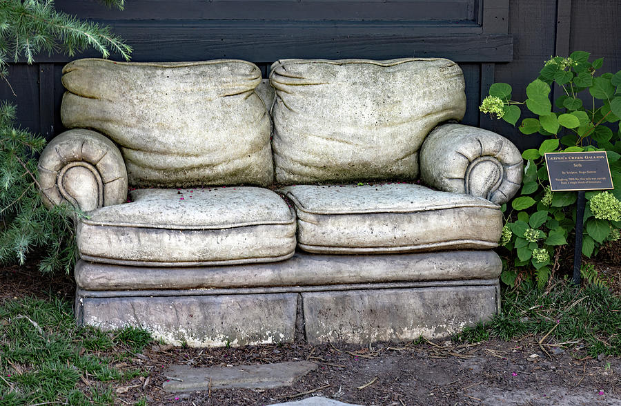 Limestone Sofa Photograph by Gina Fitzhugh