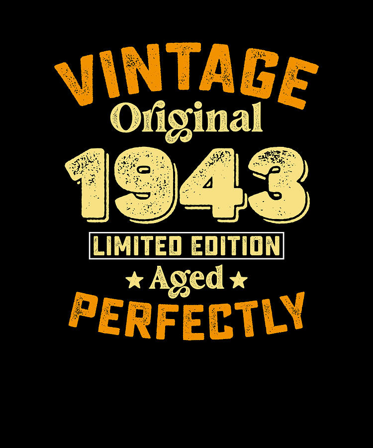 Limited Vintage Original 1943 Aged Edition Perfectly Digital Art by ...