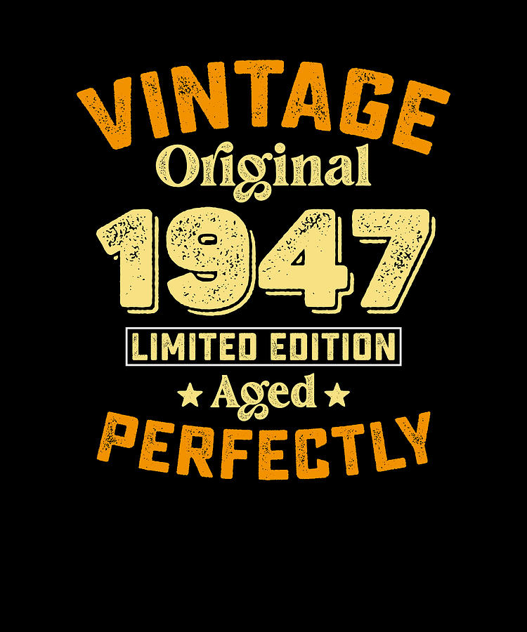 Limited Vintage Original 1947 Aged Edition Perfectly Digital Art by ...