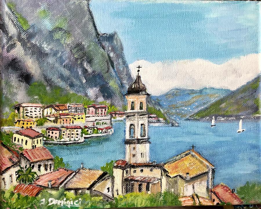 Limone sul Garda Painting by Teresa Dominici | Pixels