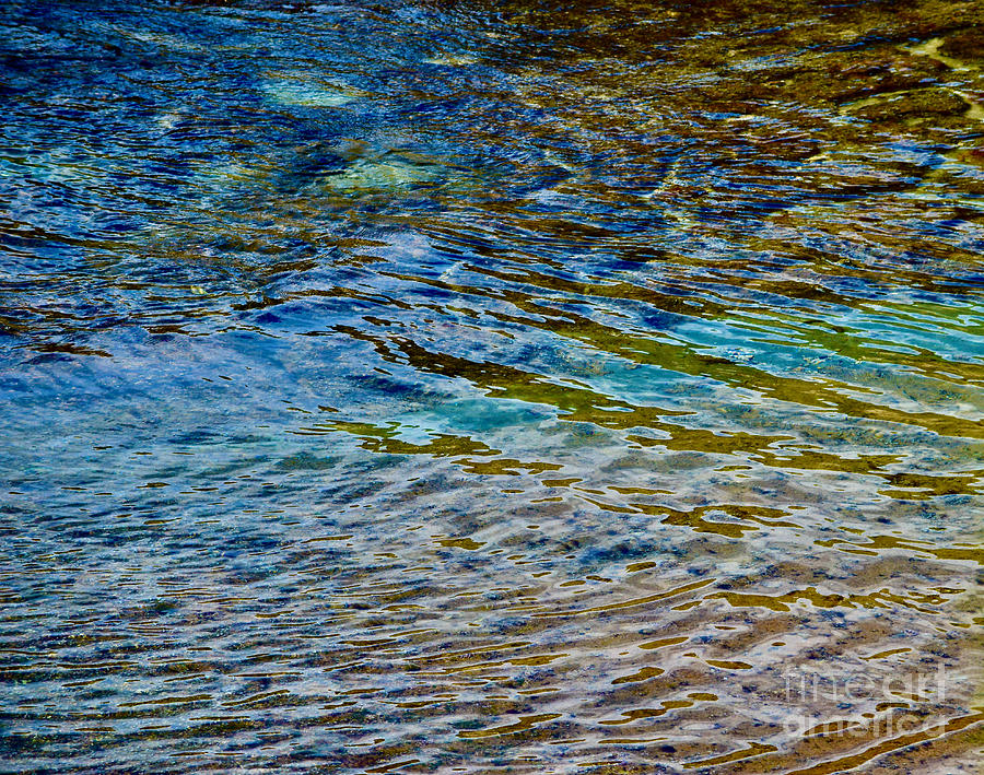  Limpid Stream Ripples Photograph by Debra Banks