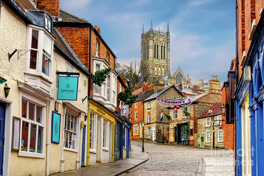 Lincoln Cathedral From Steep Hill Photograph by Alison Chambers - Fine ...