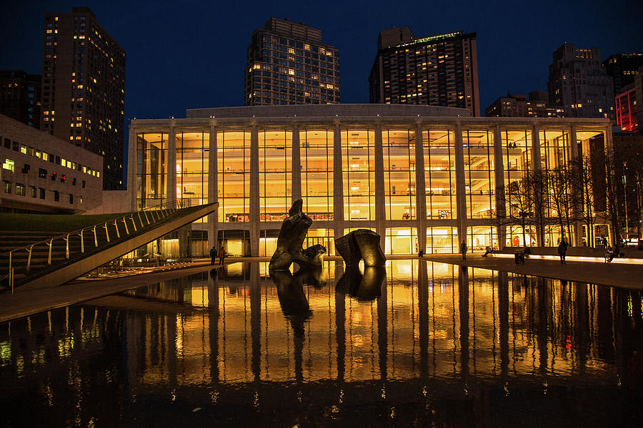 Lincoln Center at Night Photograph by John Dryzga | Fine Art America