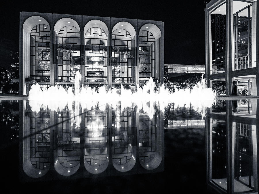 Lincoln center of performing arts Photograph by Alberto Zanoni