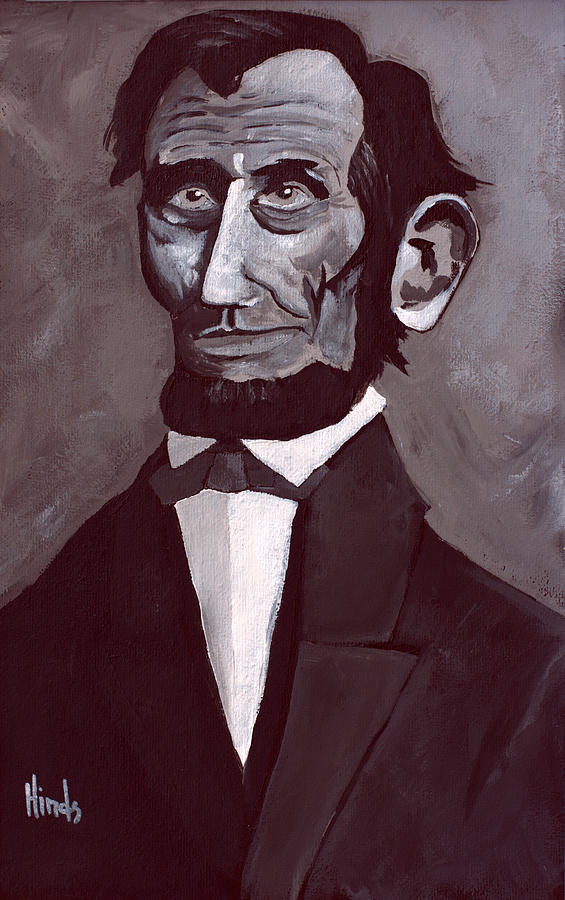 Lincoln Grey Painting