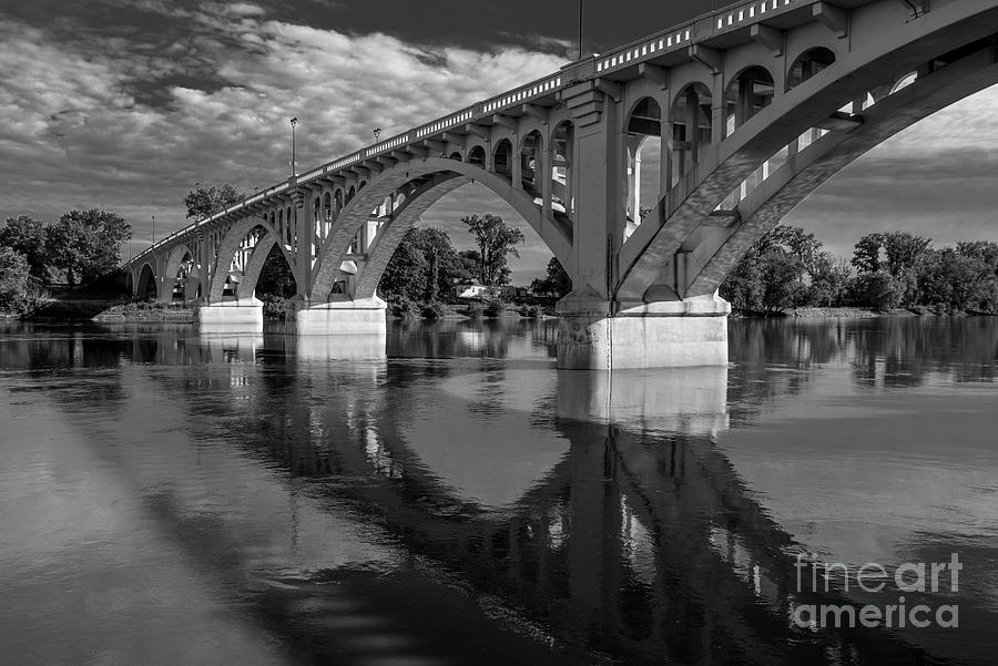 Lincoln Memorial Bridge -  Vincennes -  Indiana Photograph by Gary Whitton