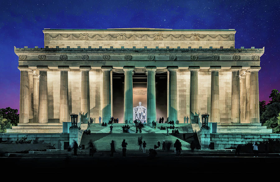 Lincoln Memorial Painting by Christopher Arndt