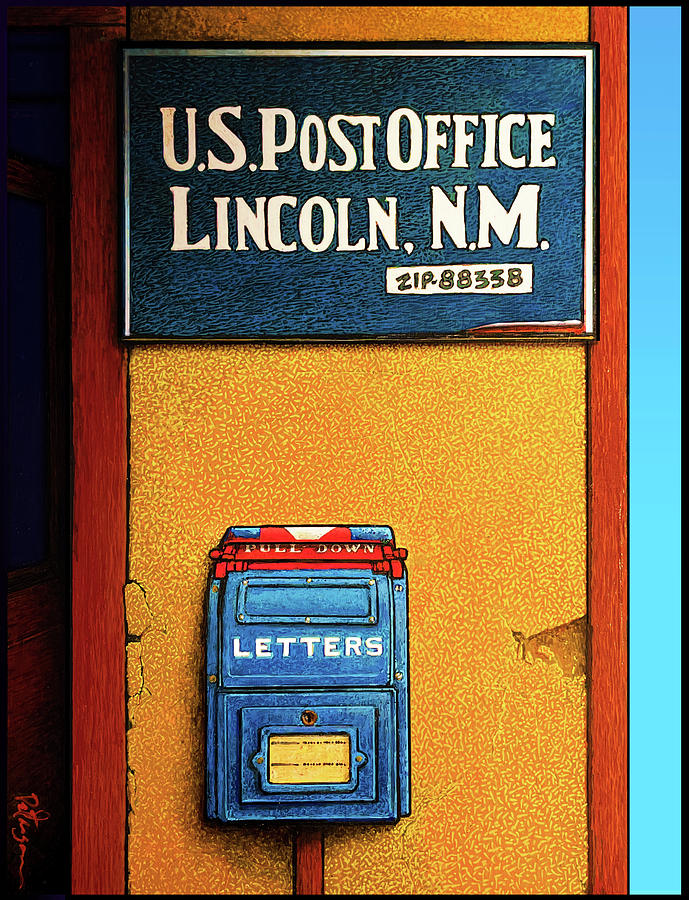 Lincoln, NM Post Office Painting by Michael Peterson Fine Art America