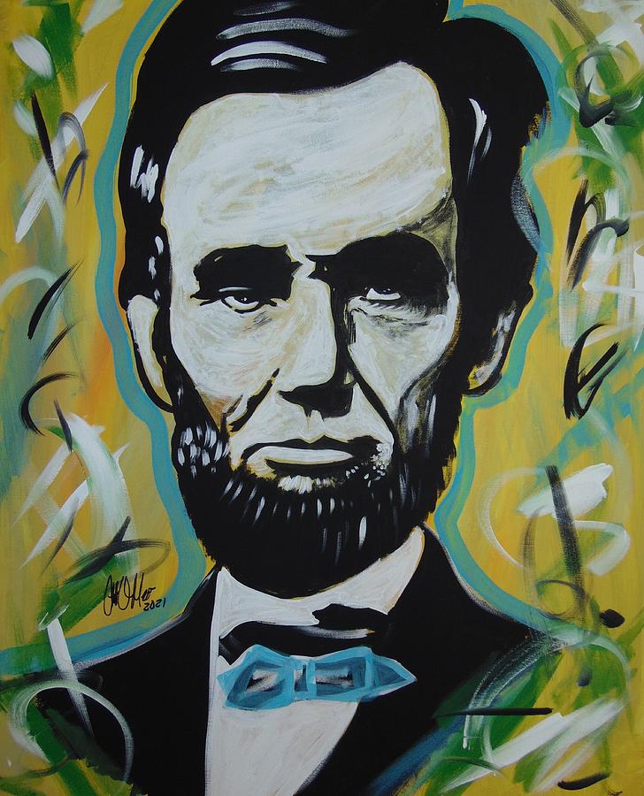 Lincoln the Legend Painting by Antonio Moore