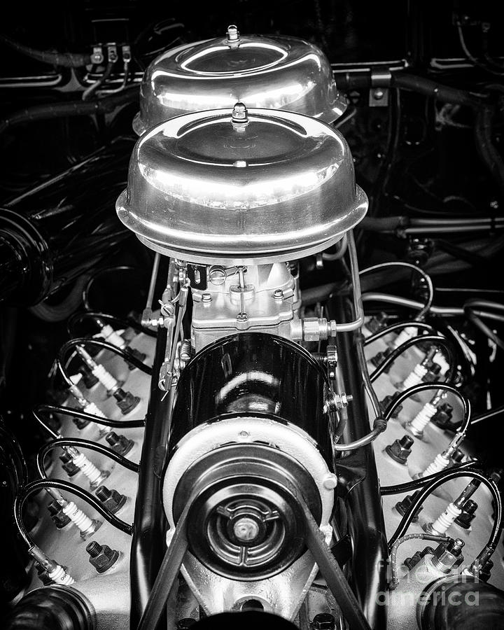 Lincoln Zephyr V8 Flathead Photograph by Dennis Hedberg - Fine Art America