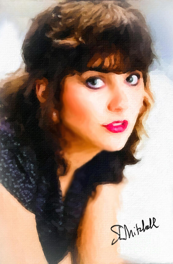 Linda #6 Painting by Steve Mitchell Linda #6 Painting by Steve Mitchell