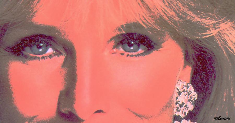 Linda Evans 3 DETAIL SOLAR . Culver City, CA 1989 Photograph by Gary Bernstein Linda Evans 3 DETAIL SOLAR . Culver City, CA 1989 Photograph by Gary Bernstein