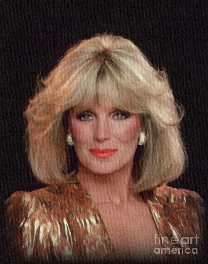 Linda Evans, TV Star Painting by Esoterica Art Agency - Fine Art America