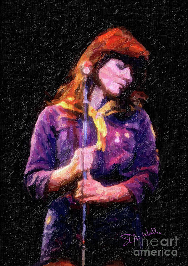 Linda Ronstadt Painting by Stephen Mitchell