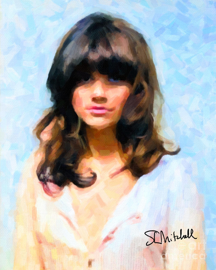 Linda Ronstadt Painting by Steve Mitchell