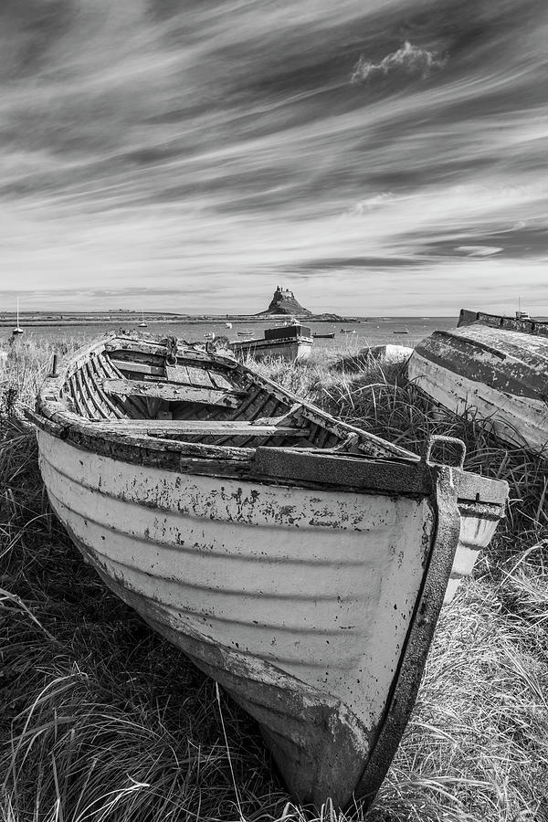 Lindisfarne Harbour Boats Photograph