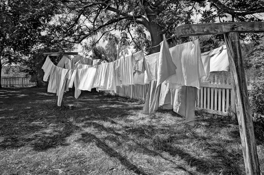 Line Drying - Laundry Photograph by Nikolyn McDonald
