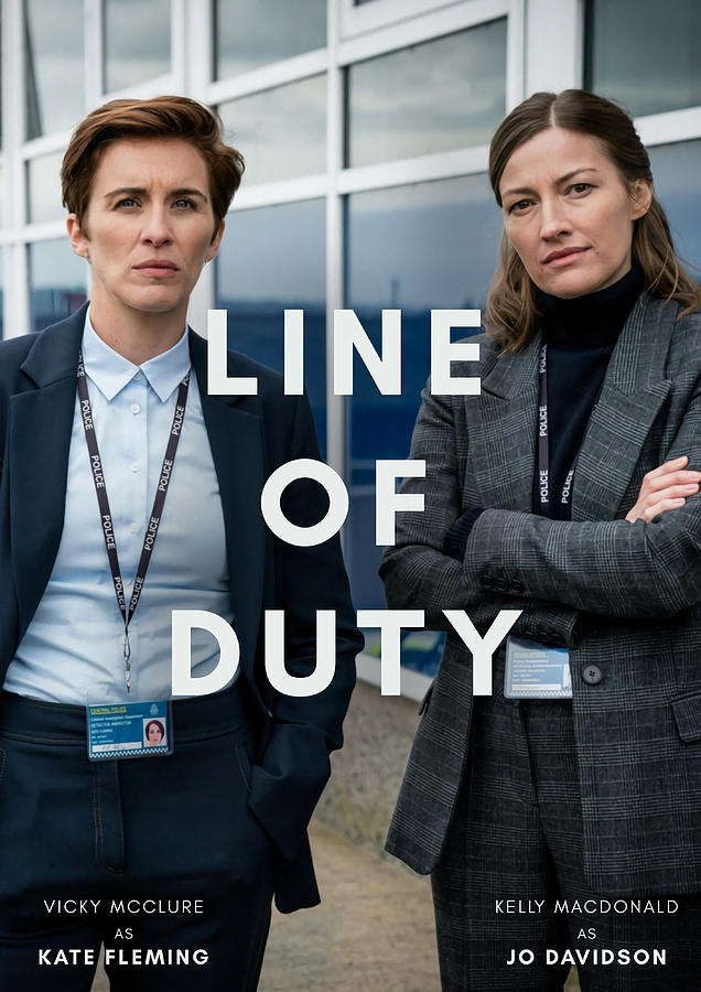 Line of duty jo and Kate Poster nostalgia Painting by Eden Grant | Fine ...