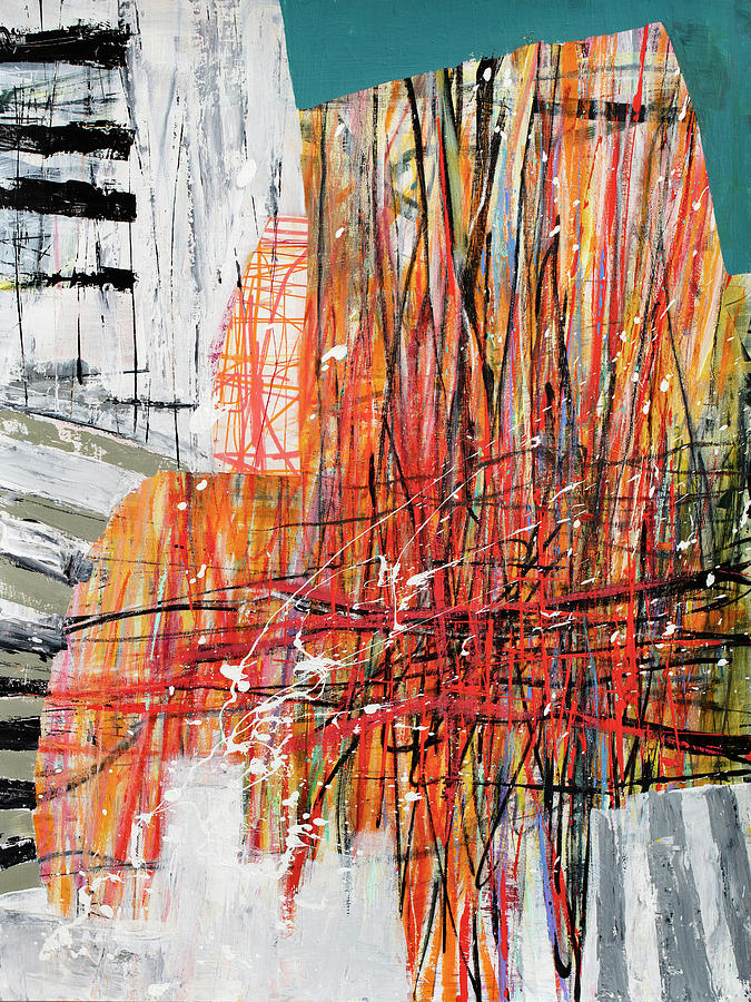 Line of Fire #2 Painting by Jane Davies