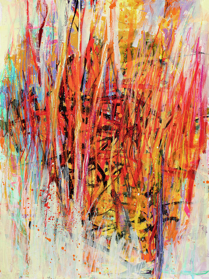 Line of Fire #3 Painting by Jane Davies