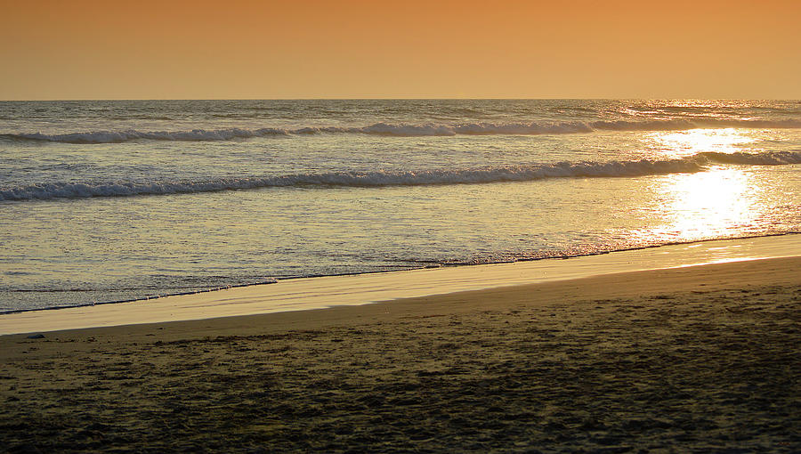 Line On The Horizon, Oceanside Beach Photograph