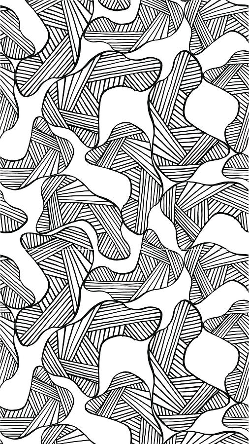 Line Pattern Digital Art by Mrs Frank - Fine Art America