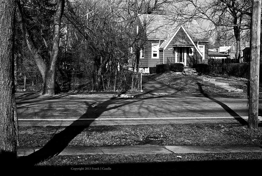 Lines and Shadows on the Street Photograph by Frank J Casella