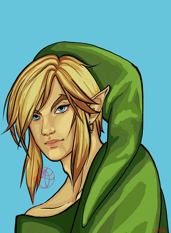 Link Digital Art by Ariel Russell | Pixels