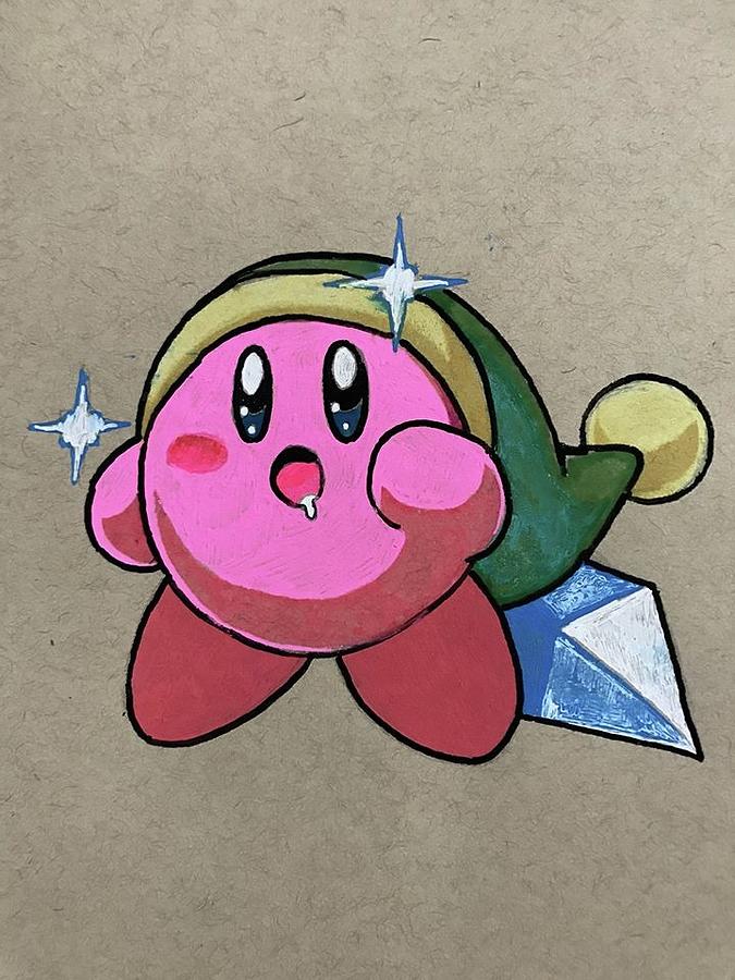 Link Kirby Drawing by India Moore Pixels
