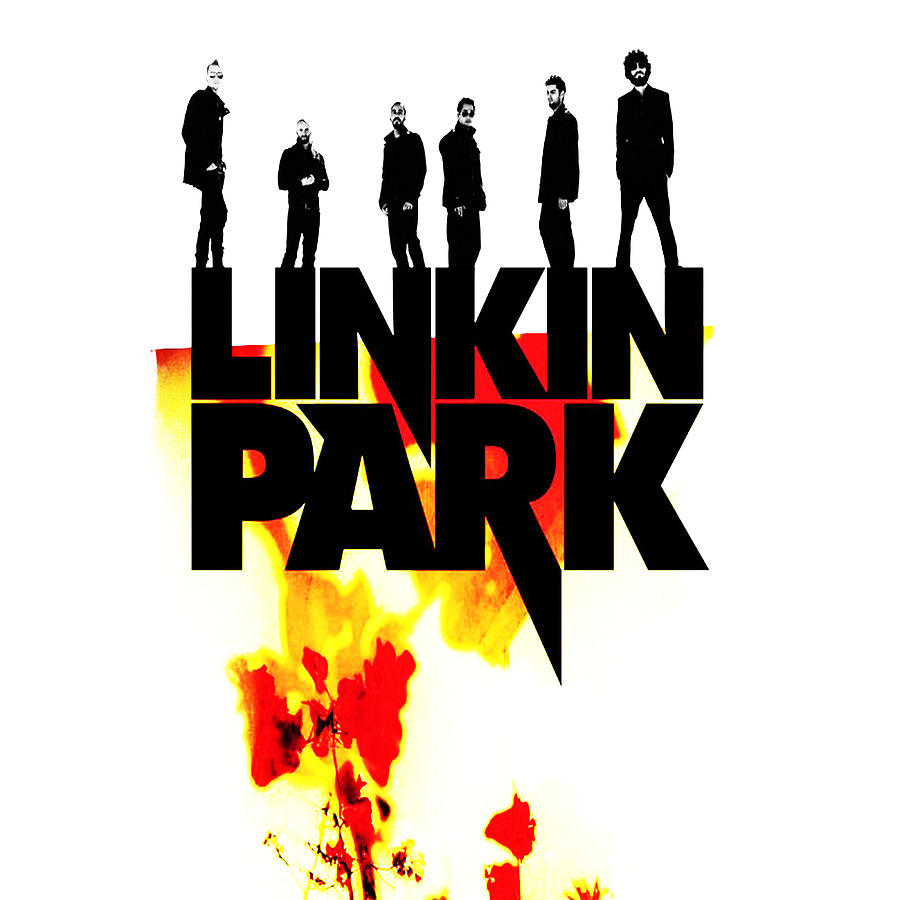 Linkin Park Band Digital Art by Barry Scholes - Pixels