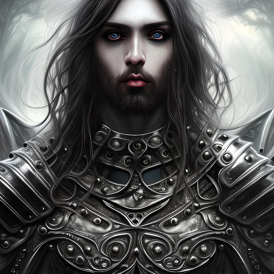 Linus the Gothic Medieval Knight of Mythical Lore Digital Art by Bella ...