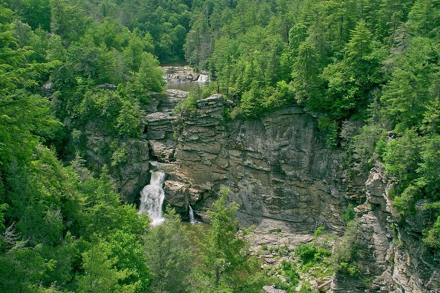 Linville Falls Cliff Photograph by Paul Rebmann