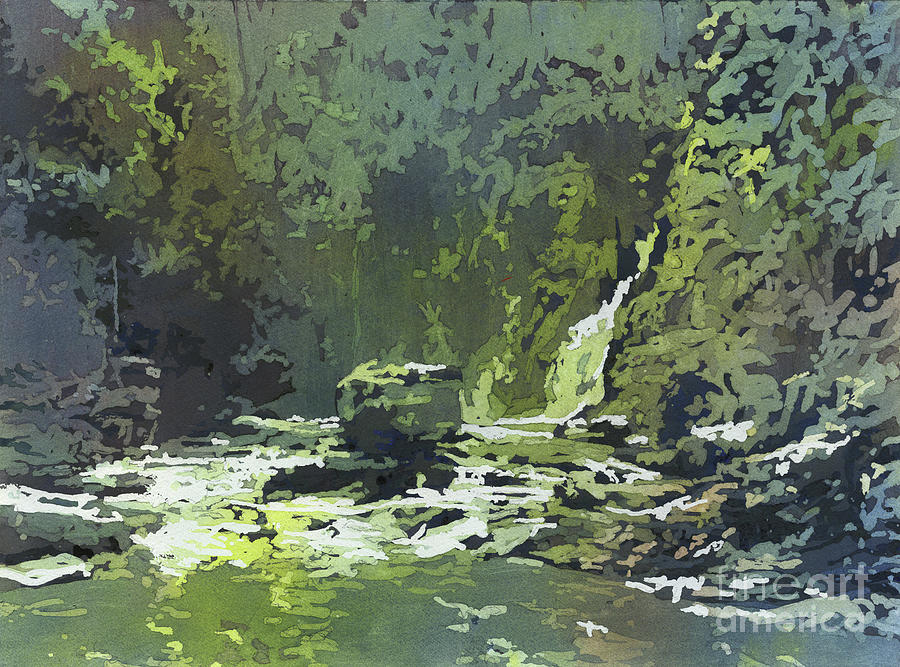 Nature Painting - Linville Falls, NC by Ryan Fox