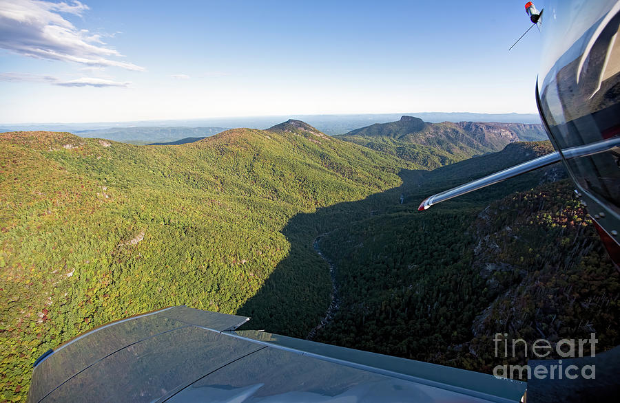 Mountain Photograph - Linville Gorge Wilderness Aerial View by David Oppenheimer