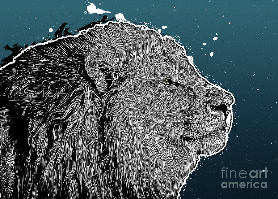 Lion Animals Art #lion Digital Art by Justyna Jaszke JBJart