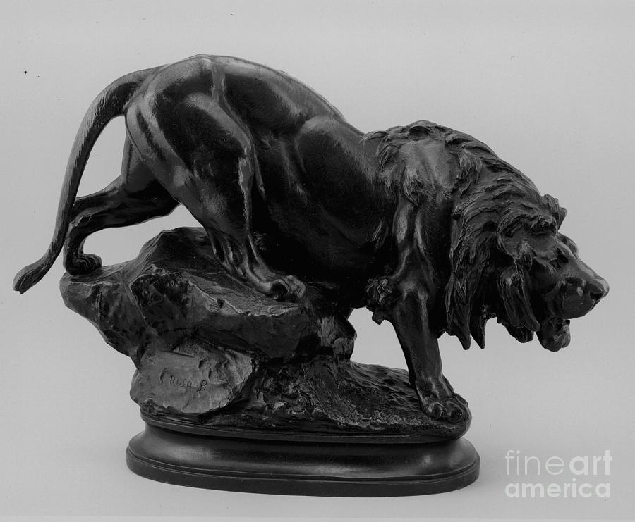 Lion bronze sculpture by Rosa Bonheur Sculpture by Rosa Bonheur | Pixels