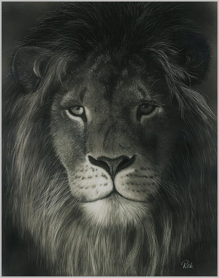 lion head art