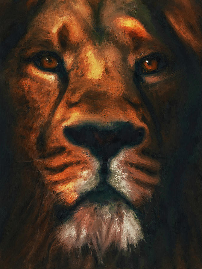 Lion King - 27 Painting by AM FineArtPrints