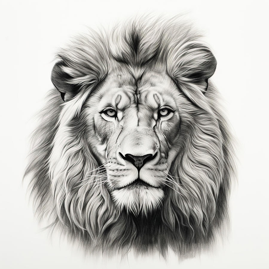 Wildlife Digital Art - Lion King 3 by Athena Mckinzie