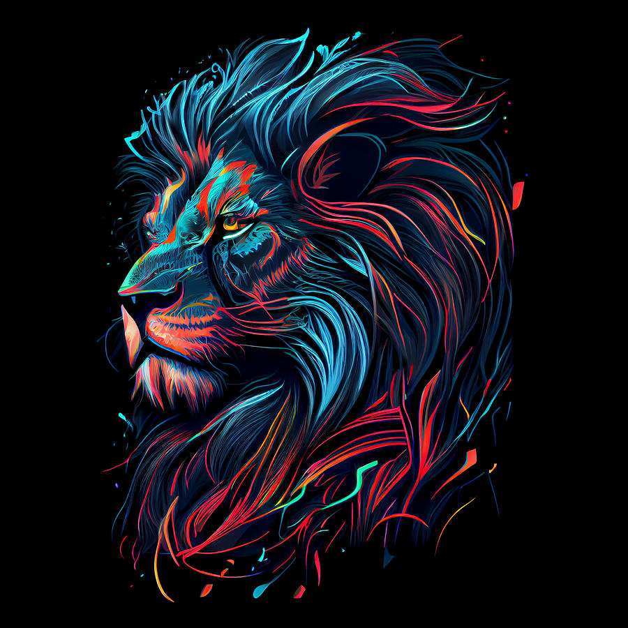 Lion King - 4 Digital Art by Andre Kras - Fine Art America