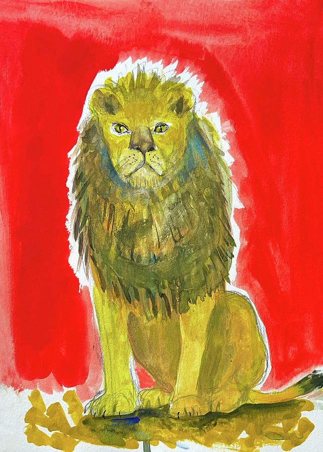 Lion King Painting by Blenda Studio