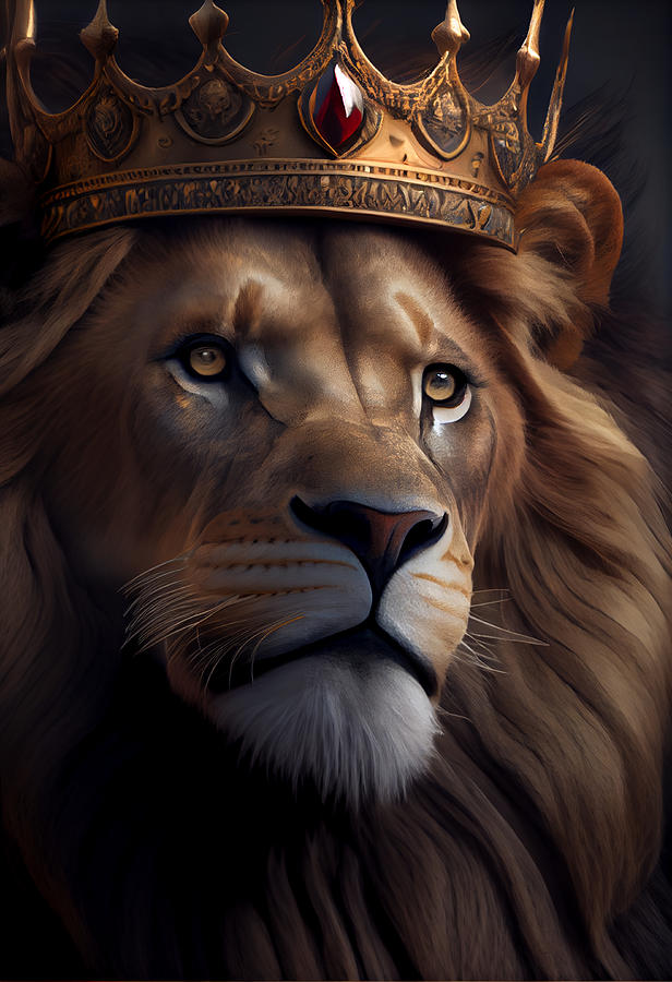 Lion King Digital Art by Daniel Costa - Fine Art America