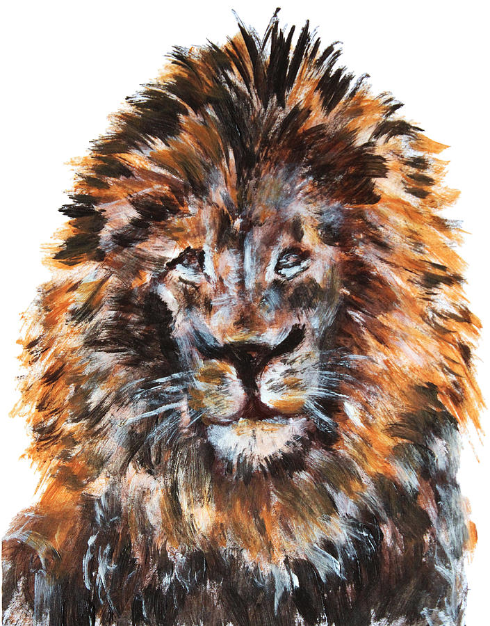 Lion Painting by Mikayla Ruth Reed